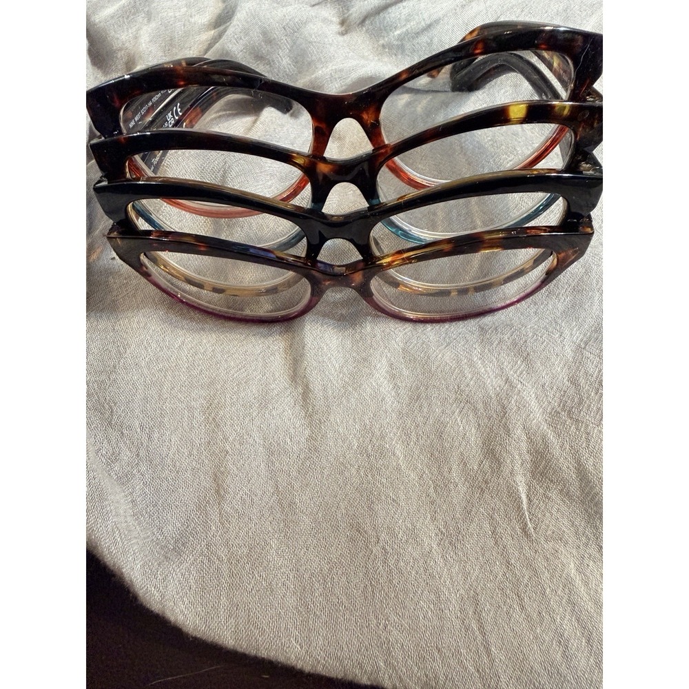 NINE WEST Designer Reading Glasses +1.50 4 PACK EYEGLASSES 👓 Cheaters - Picture 5 of 9